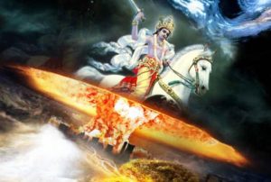 God Vishnu Kalki Avatar for Facebook