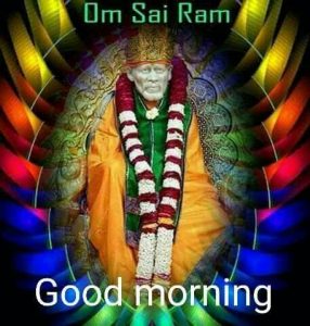 Good Morning Images with Sai Baba