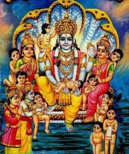 HD Images of Lord Vishnu and Lakshmi