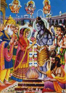 Images of Shiv Parvati Marriage
