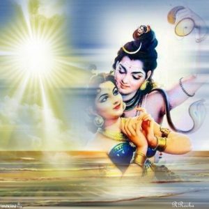 Lord Shiva and Maa Parvati Morning Images
