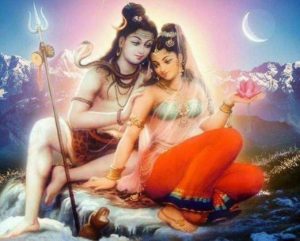 Lord Shiva and Parvathi Romantic Photos