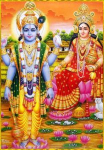 Lord Vishnu Devi Lakshmi Free Wallpaper