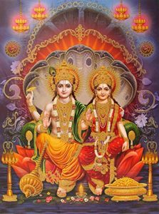 Lord Vishnu Laxmi HD Images