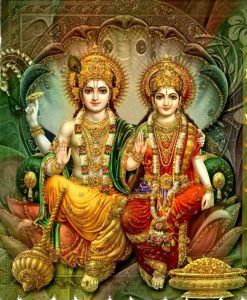 Lord Vishnu and Lakshmi Wallpapers