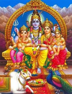 Shiva Parvati Family HD Images