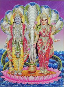 Vishnu and Lakshmi Images