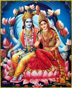 Vishnu and Lakshmi Photo