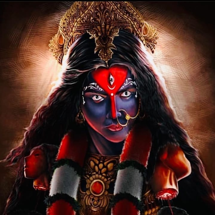 Goddess Maa Kali Angry Wallpaper | Angry Kali Maa Photo